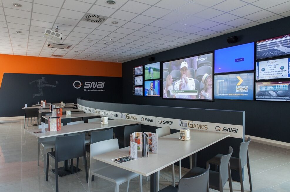 イタリアの有名ブックメーカーSnaiの路面店